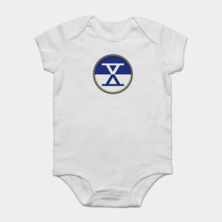 WW2 US Army X Corps Patch Baby Bodysuit